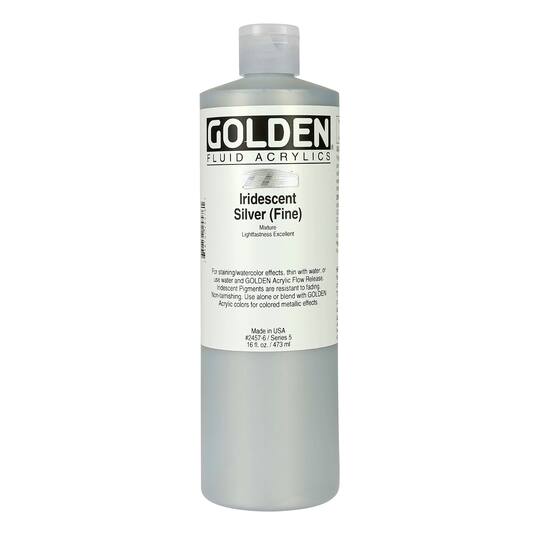 Golden® Iridescent Fluid Acrylics, 16oz.